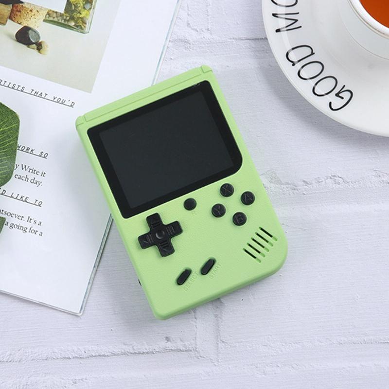 Retro Mini Handheld Game Console - 3.0 Inch 800 Games Av Output - Green