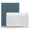 Detachable Bluetooth Keyboard Tablet Case For Ipad Pro 11 With Pen Slot - Plain Texture - Dark Green