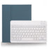 Detachable Bluetooth Keyboard Tablet Case For Ipad Pro 11 With Pen Slot - Plain Texture - Dark Green