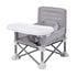 Vibe Geeks Foldable Camping and Dining Chair Outdoor Booster Seat for Toddlers - Khaki