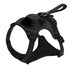 Vibe Geeks Ultimate 2-in-1 Reflective No-pull Dog Harness with Retractable Leash and Control Handle - Blue - M