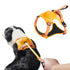 Vibe Geeks Ultimate 2-in-1 Reflective No-pull Dog Harness with Retractable Leash and Control Handle - Red - Xl