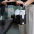 Vibe Geeks Convenient 2-in-1 Stroller Cup and Phone Holder for On-the-go Parenting - White