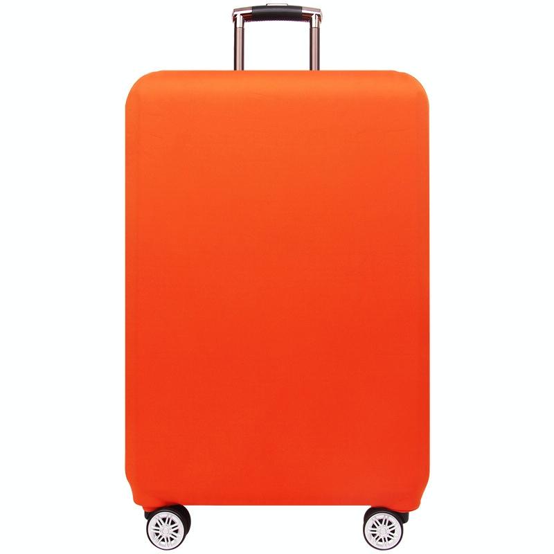 Stretch Luggage Dust-Proof Cover - Durable & Protective - Size S - Orange Red