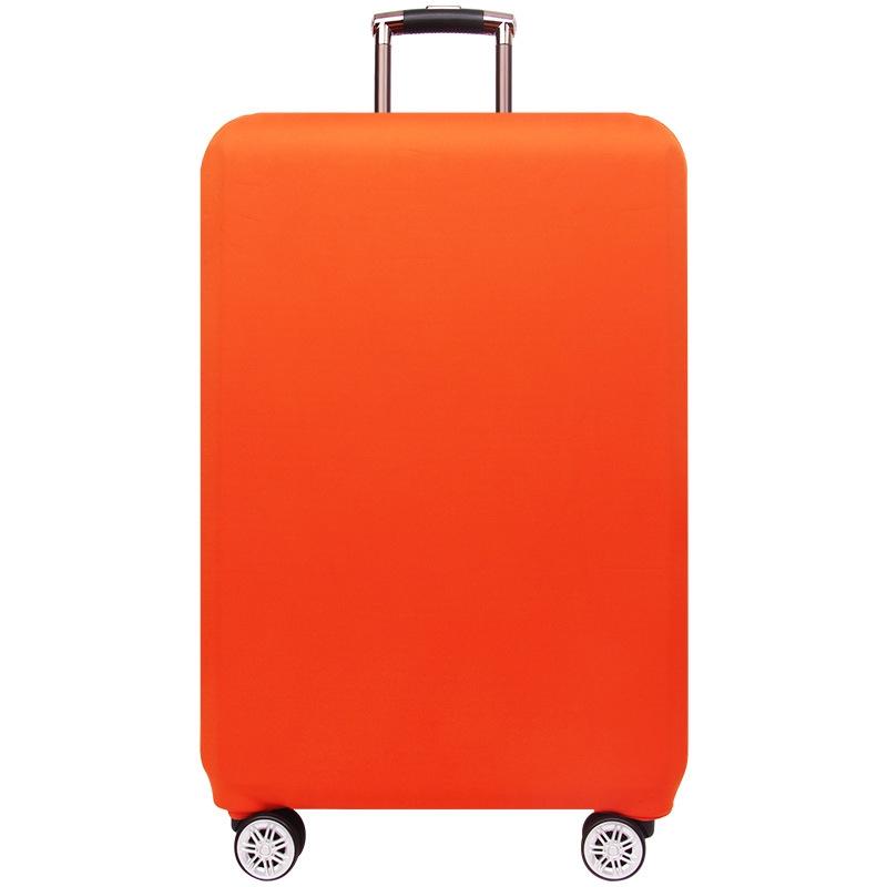 Stretch Luggage Protective Cover - Durable & Dust-Proof - Size L - Orange Red