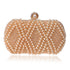 Party Pearl Handbag Women Fashion Crossbody For Banquets & Events - Champagne Gold