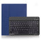 Detachable Bluetooth Keyboard Tablet Case For Ipad Pro 11 With Pen Slot - Plain Texture - Blue