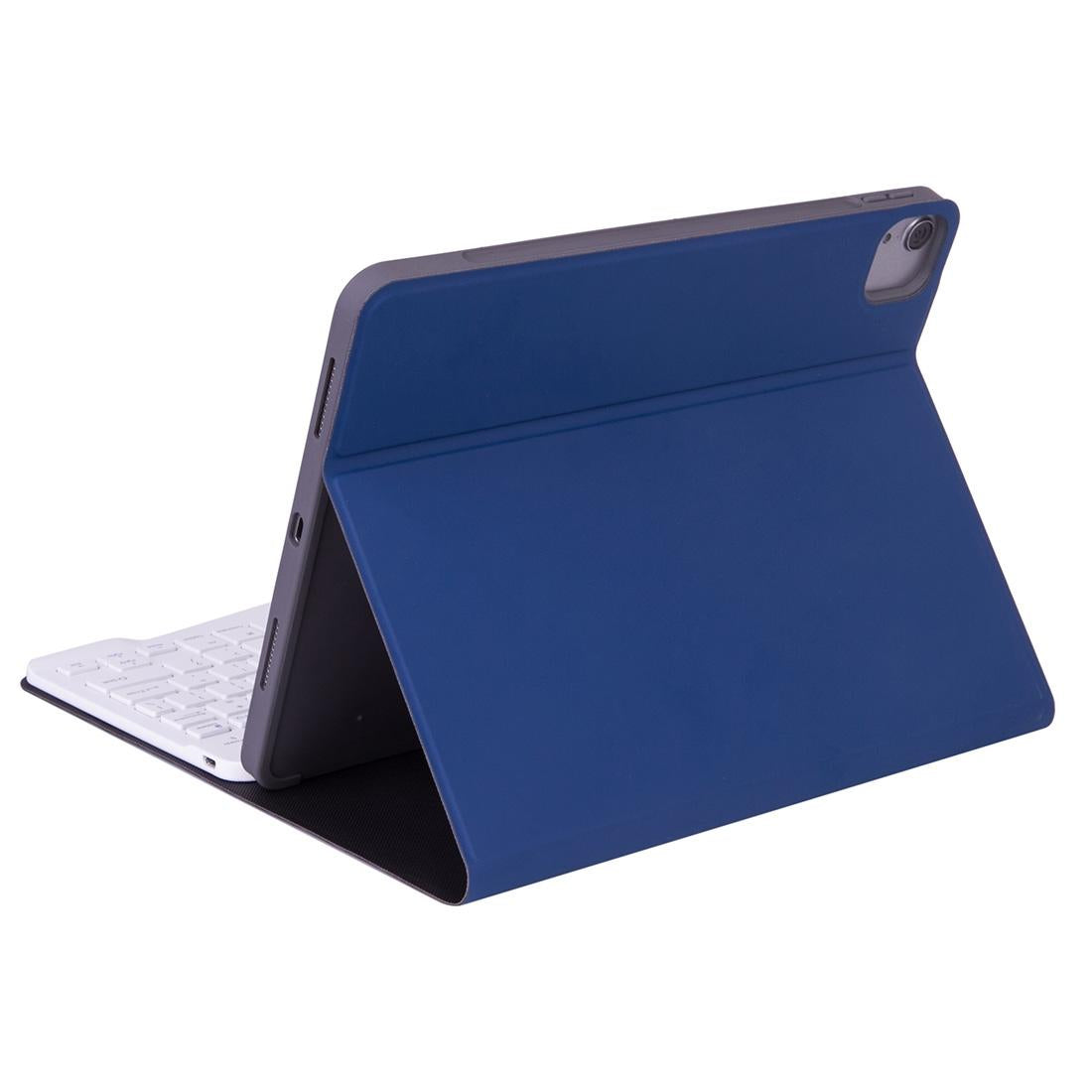 Detachable Bluetooth Keyboard Tablet Case For Ipad Pro 11 With Pen Slot - Plain Texture - Blue