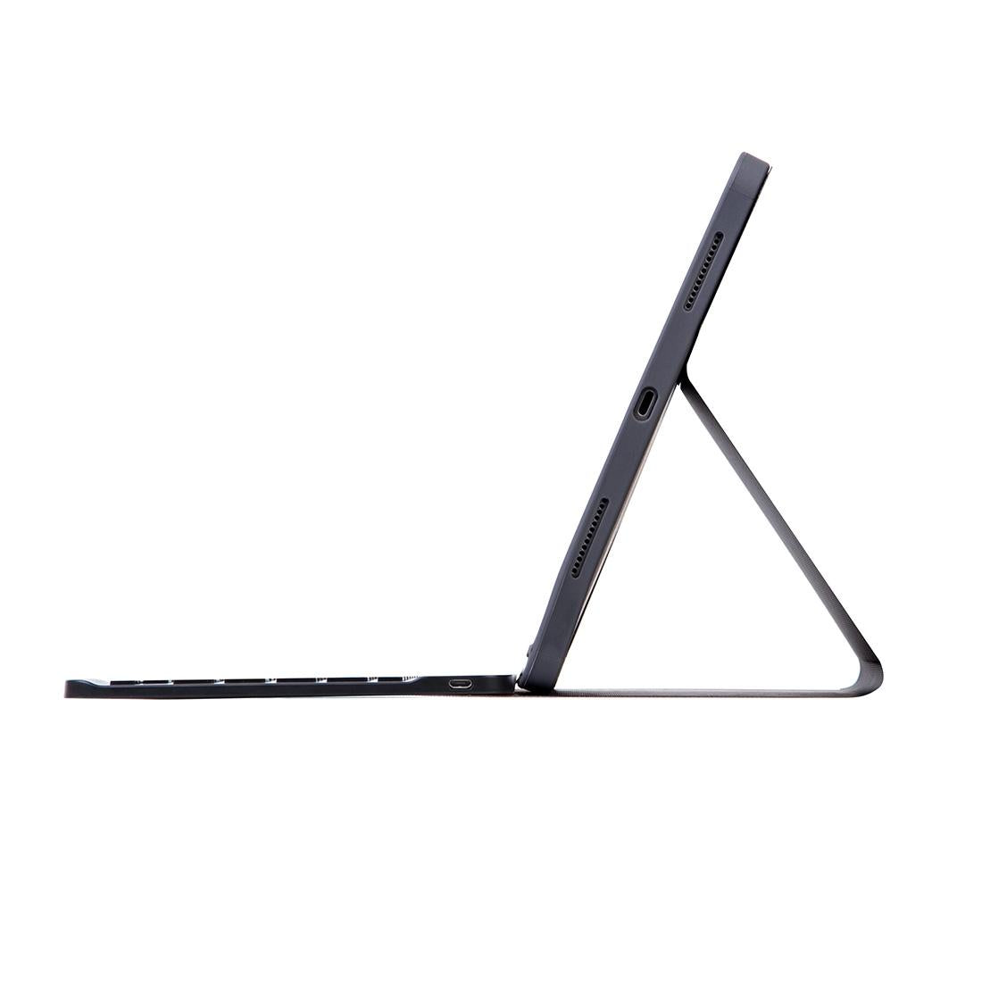 Detachable Bluetooth Keyboard Tablet Case For Ipad Pro 11 With Pen Slot - Plain Texture - Blue