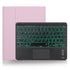 Detachable Bluetooth Keyboard Tablet Case For Ipad Pro 11 With Touchpad Pen Slot & Backlight - Plain Texture - Blue