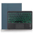 Detachable Bluetooth Keyboard Tablet Case For Ipad Pro 11 With Touchpad Pen Slot & Backlight - Plain Texture - Blue