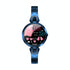 Waterproof Smart Bracelet With Lcd Screen And Heart Rate Monitor - Blue
