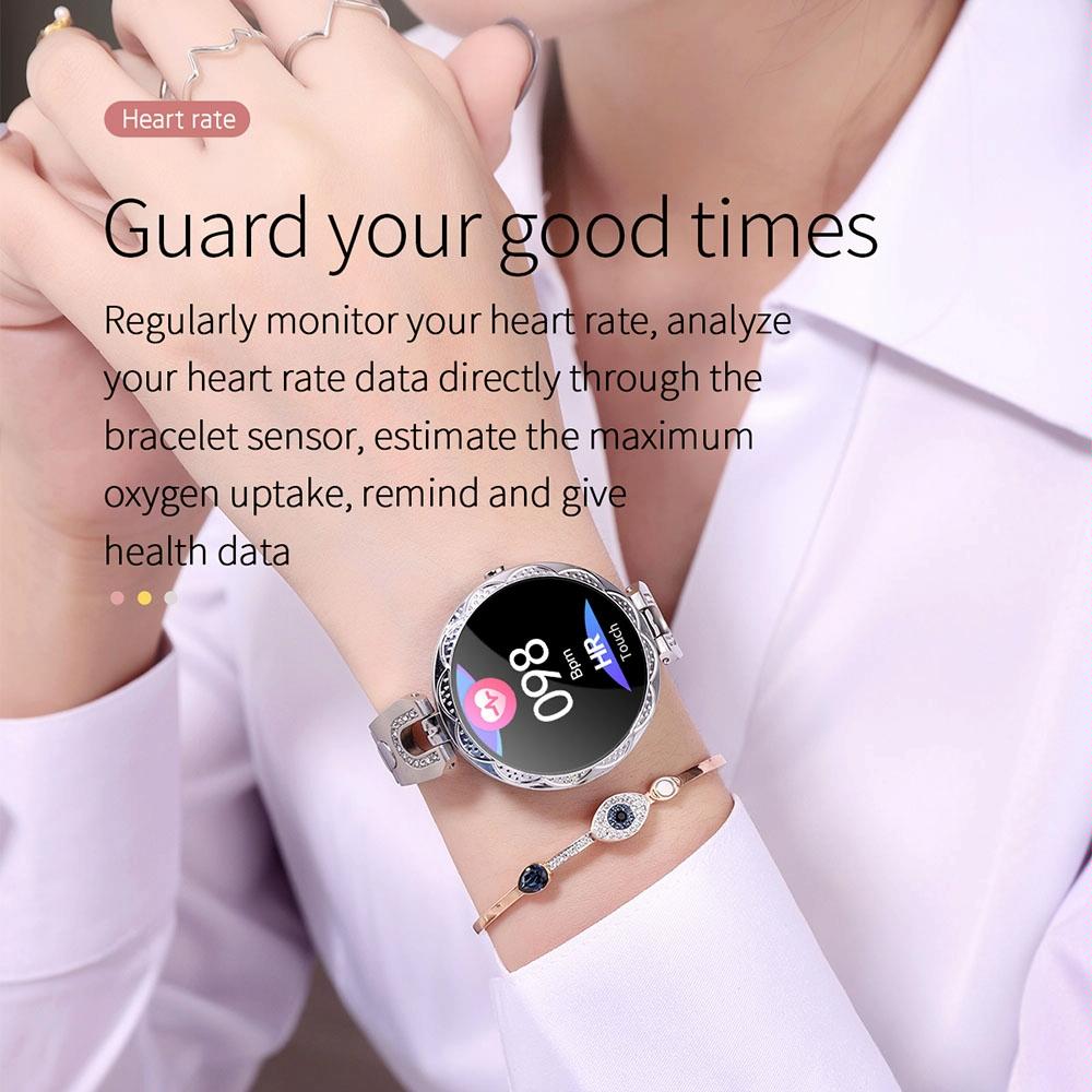 Waterproof Smart Bracelet With Lcd Screen And Heart Rate Monitor - Blue