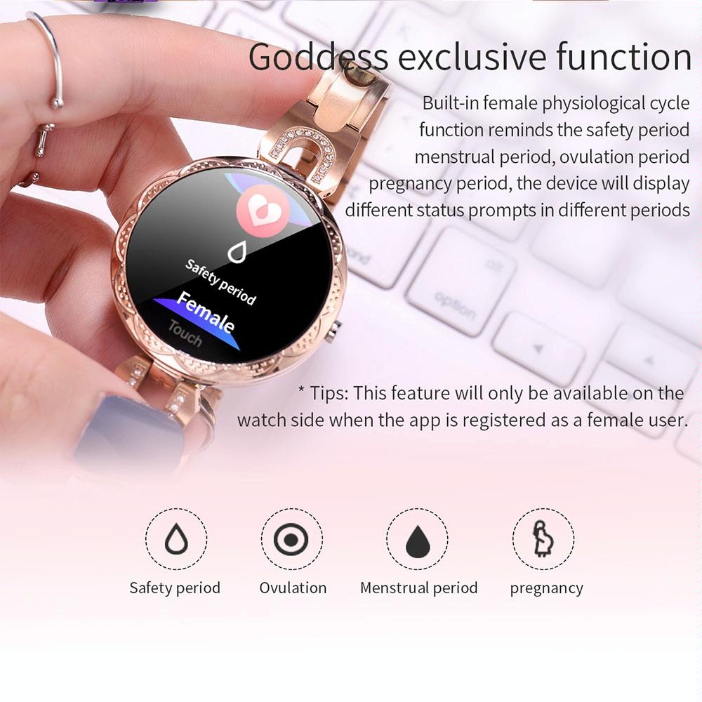 Waterproof Smart Bracelet With Lcd Screen And Heart Rate Monitor - Blue