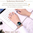 Waterproof Smart Bracelet With Lcd Screen And Heart Rate Monitor - Blue
