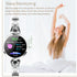 Waterproof Smart Bracelet With Lcd Screen And Heart Rate Monitor - Blue