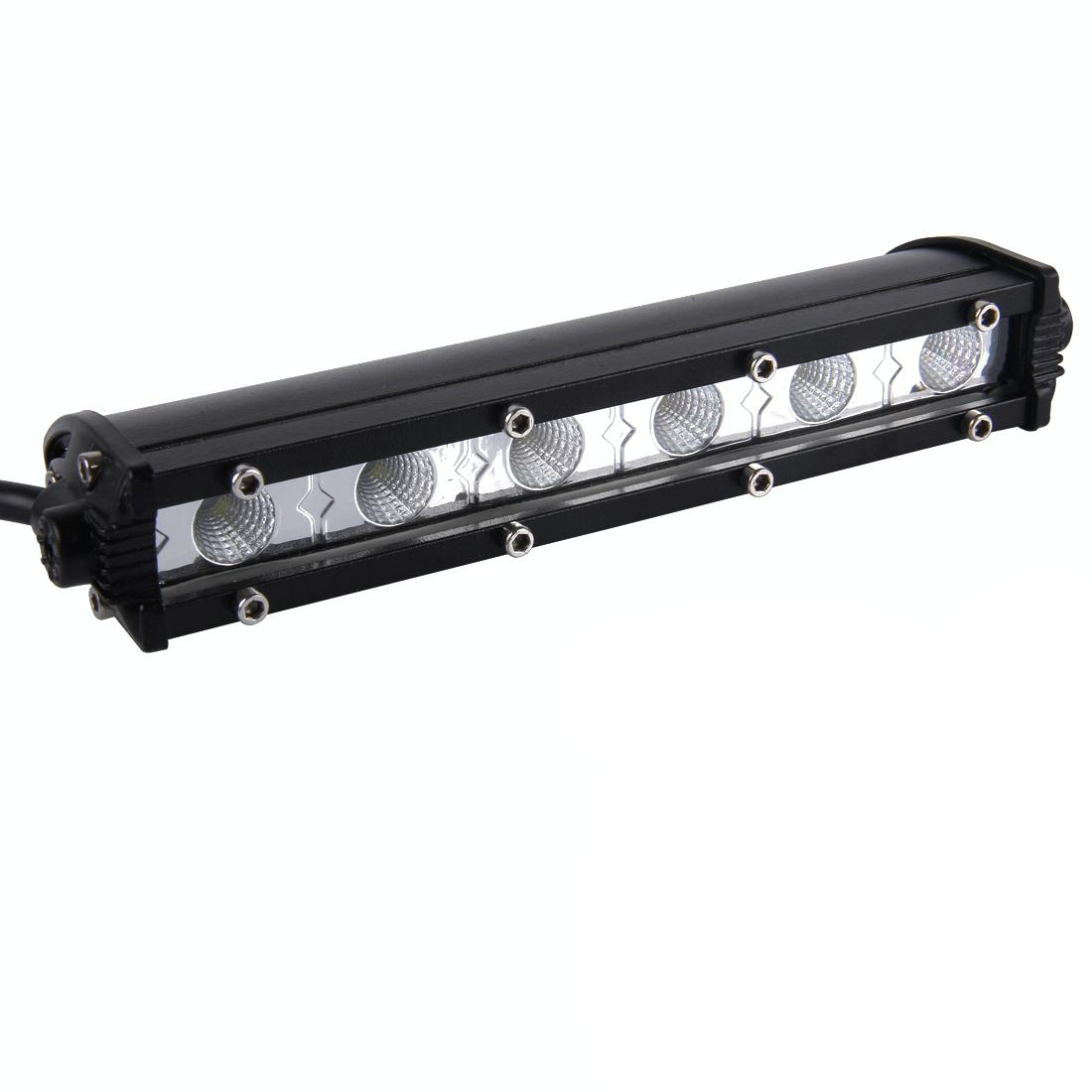 Dc 10 - 30V 18W 2300Lm 6500K Waterproof Vehicle Car Boat Marine 60 Degrees Adjustable External Work Flood Lights With 6 Intense Cree Led Lights White Light