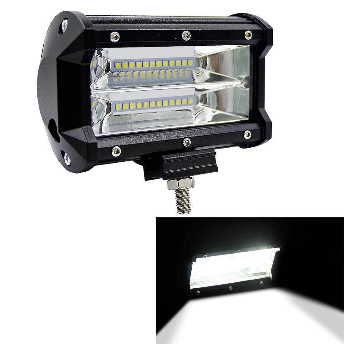 5 Inch 18W 24 Led Waterproof Ip67 Two Bar Modified Off - Road Lights Spotlight Light Car Work Lights Dc 9 - 48V - White