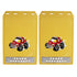 Premium Heavy Duty Molded Splash Front And Rear Mud Flaps Fender Guard Medium Size Random Pattern Delivery - Red