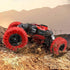 33cm Red 2.4ghz Double-sided Twisted Off-road Rc Toy Car for Kids