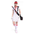 Portable Foldable Golf Ball Bag - Nylon - Black Red