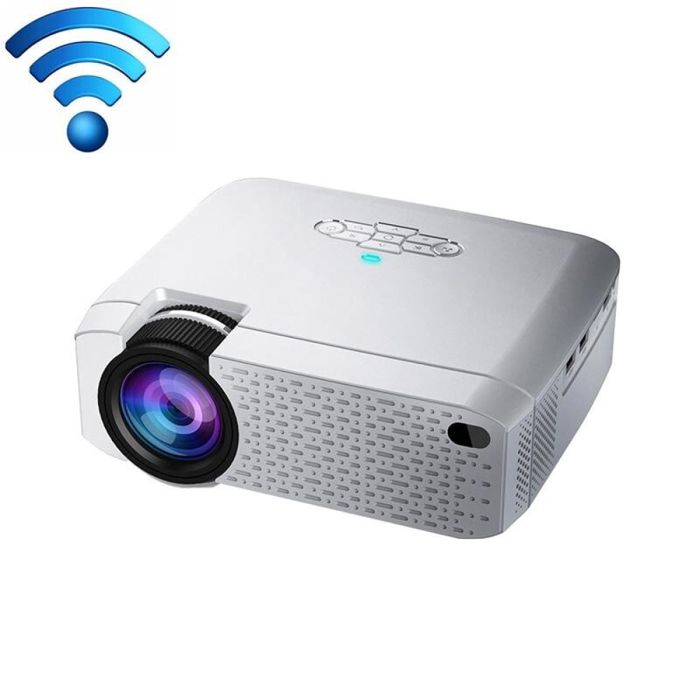 Portable Home Theater Projector - 1600 Lumens Hd Silver