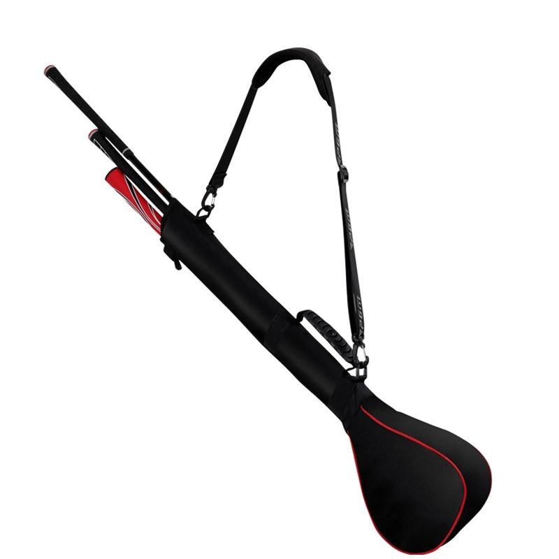 Portable Foldable Golf Ball Bag - Nylon - Black Silver