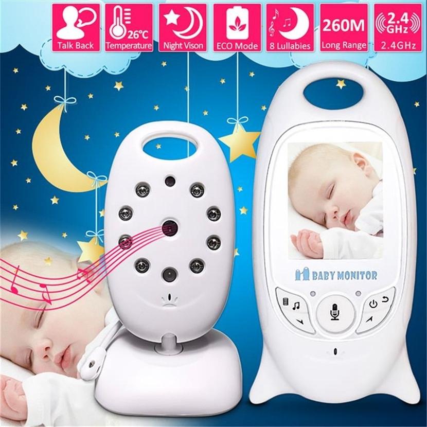 Portable Baby Monitor With 2.0 Lcd Screen Two-Way Talk Night Vision