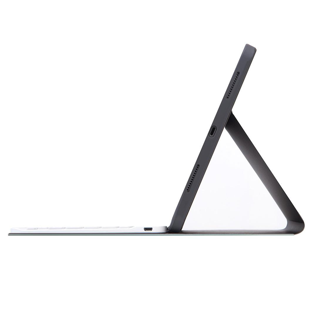 Detachable Bluetooth Keyboard Tablet Case For Ipad Pro 11 With Pen Slot - Plain Texture - Light Purple