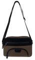 FIB Byron East West Sling Shoulder Bag Travel Adjustable Strap - Brown