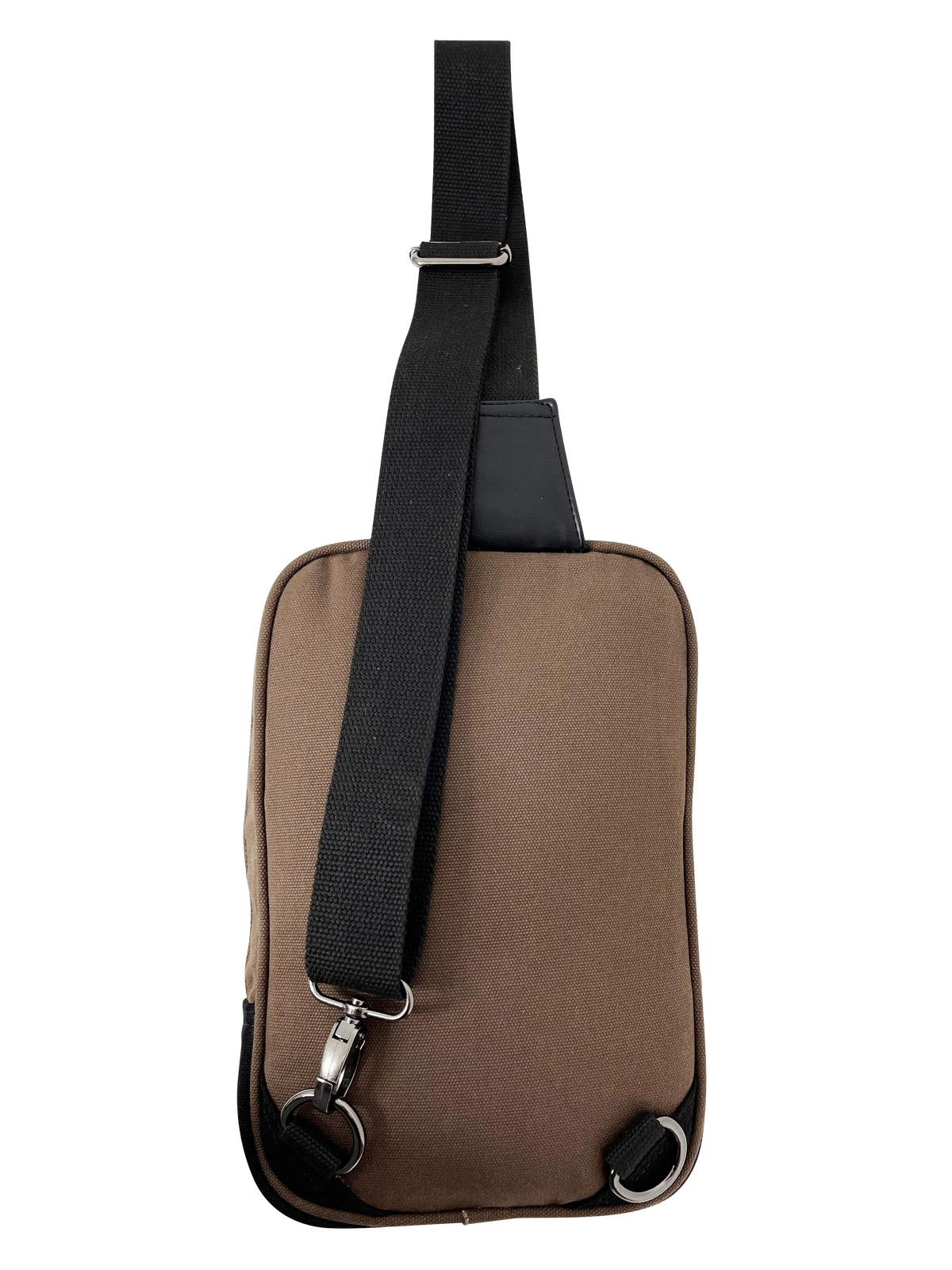 Byron Sling Backpack Bag Travel w/ Single Adjustable Strap - Brown