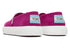 Womens Canvas Slip On Shoes Sneakers Flats Platform Espadrilles - Fuchsia Pink - US 8