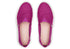 Womens Canvas Slip On Shoes Sneakers Flats Platform Espadrilles - Fuchsia Pink - US 8