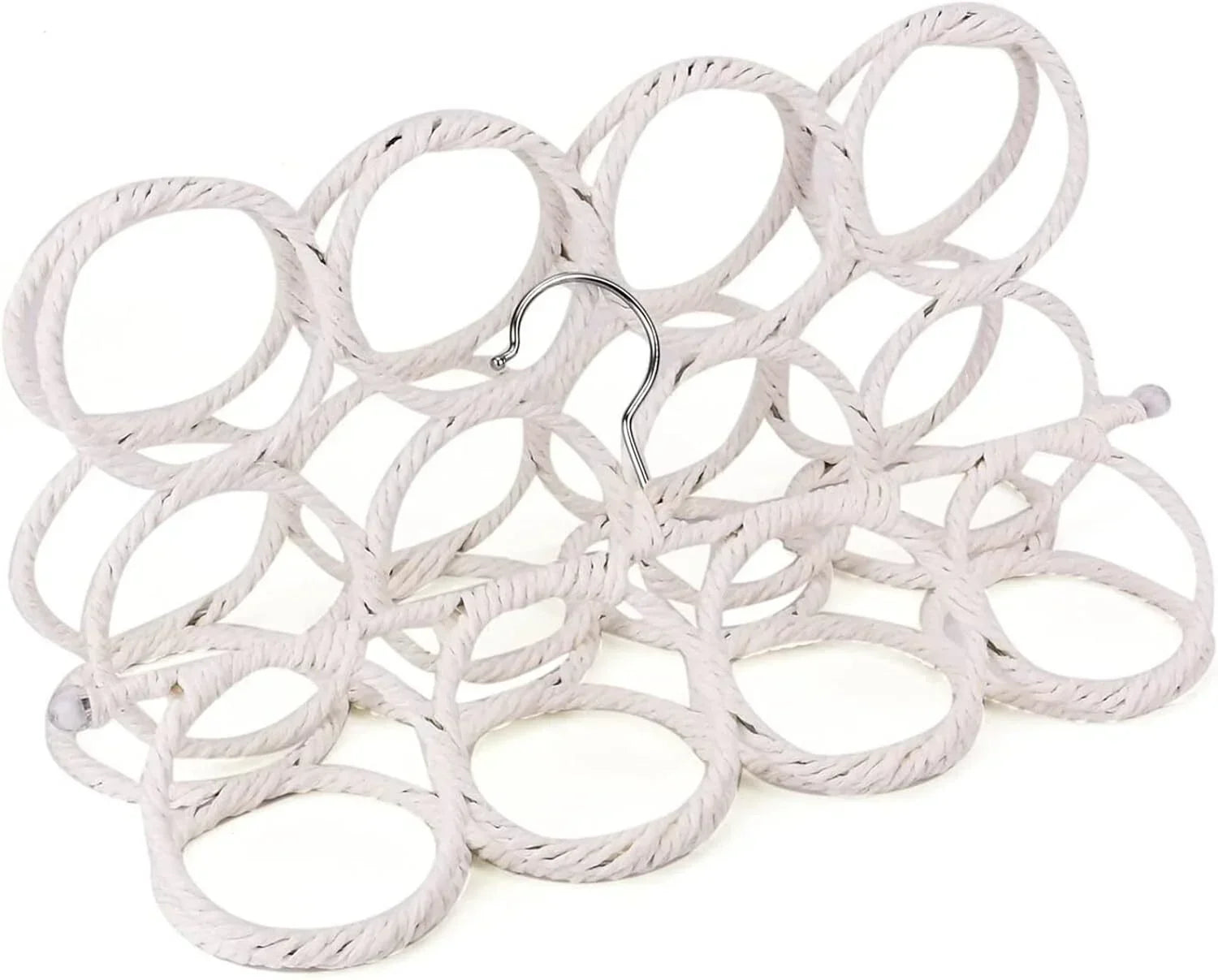 2x 24 Hole Scarf Hanger Holder Storage Tie Belt Scarf Organiser Space Saver