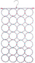 2x 24 Hole Scarf Hanger Holder Storage Tie Belt Scarf Organiser Space Saver