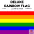 DELUXE RAINBOW GAY PRIDE FLAG Outdoor Banner 150x90cm 3x5ft with Metal Eyelets