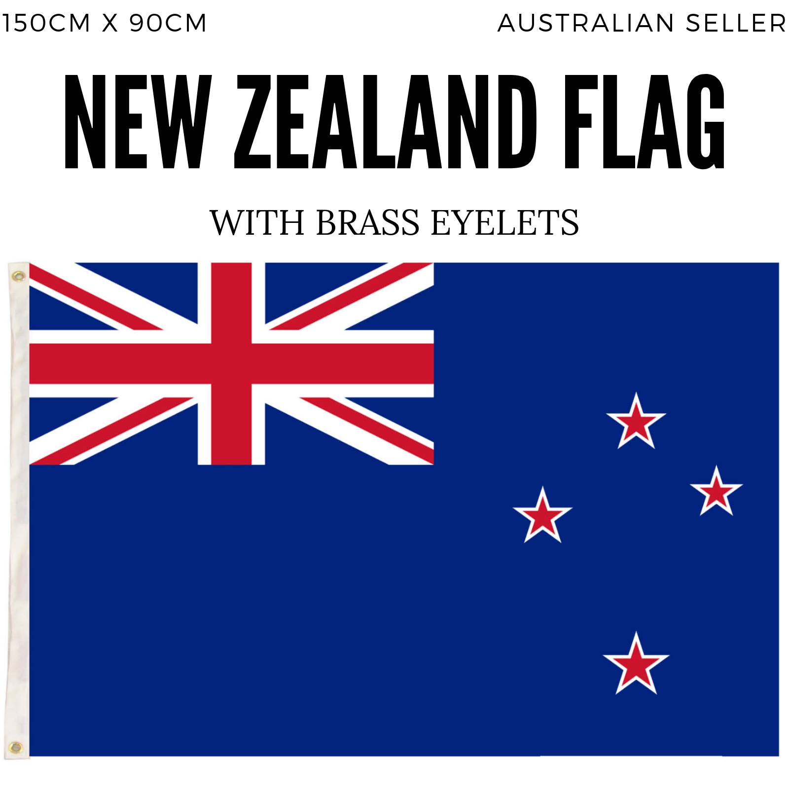 New Zealand Country Flag Kiwi Heavy Duty Outdoor Maori - 150cm x 90cm