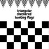 CHECKERED BUNTING FLAG Race Car Chequered Flag Banner Hanging Decoration Triangular - 3.6 Metres