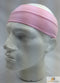 PLAIN HEADBAND Elastic Stretch Sports Yoga Hair Band Unisex 8cm Wide Wrap - Light Pink