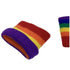 2x RAINBOW WRISTBANDS Gay Lesbian Pride LGBT Mardi Gras Party