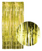 Tinsel Curtain Foil Metallic Fringe Backdrop Party Door Decorations - 200cm x 100cm - Yellow/Gold