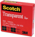3M Transparent Tape 12.7mm x 32.9m - MADE IN USA