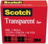 3M Transparent Tape 12.7mm x 32.9m - MADE IN USA