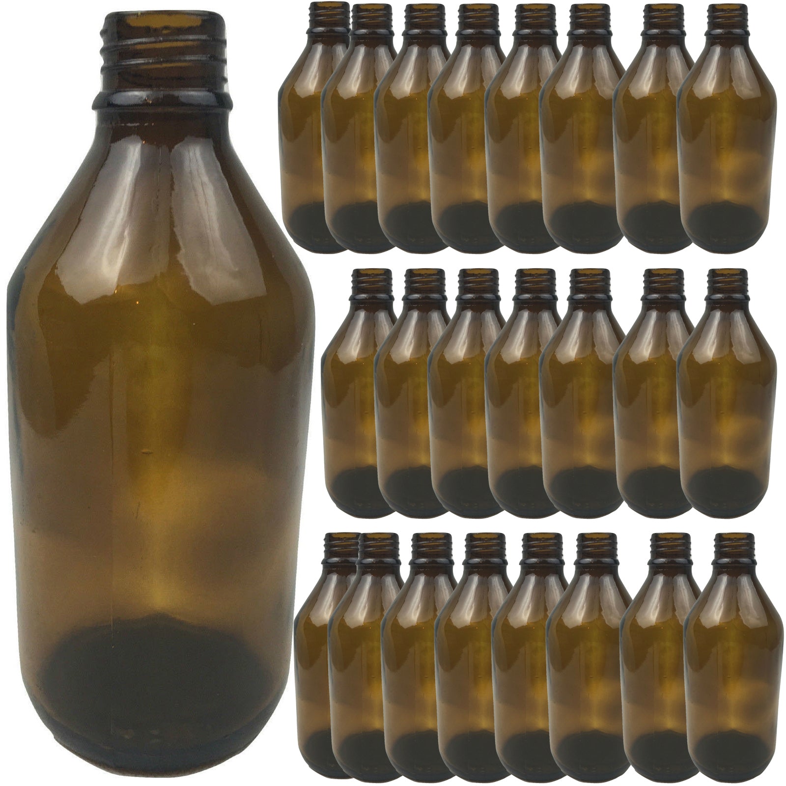 24x 600ml own Glass Bottle Plinking Shooting Target Practice without Lids/Caps