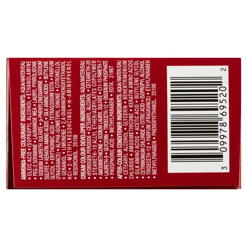 ColorSilk 20 Brown Black Permanent 3D Hair Colour w/ Keratin - Brown/Black