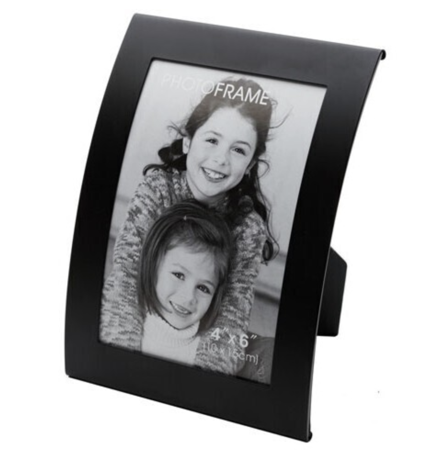 Curve Picture Photo Frame Curved Aluminium Portrait 10cm x 15cm (4