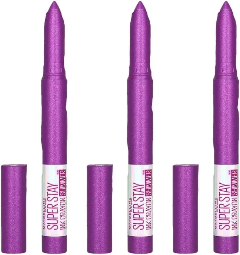 3x  New York Superstay Ink Longwear Crayon Lipstick - Throw a Party 170