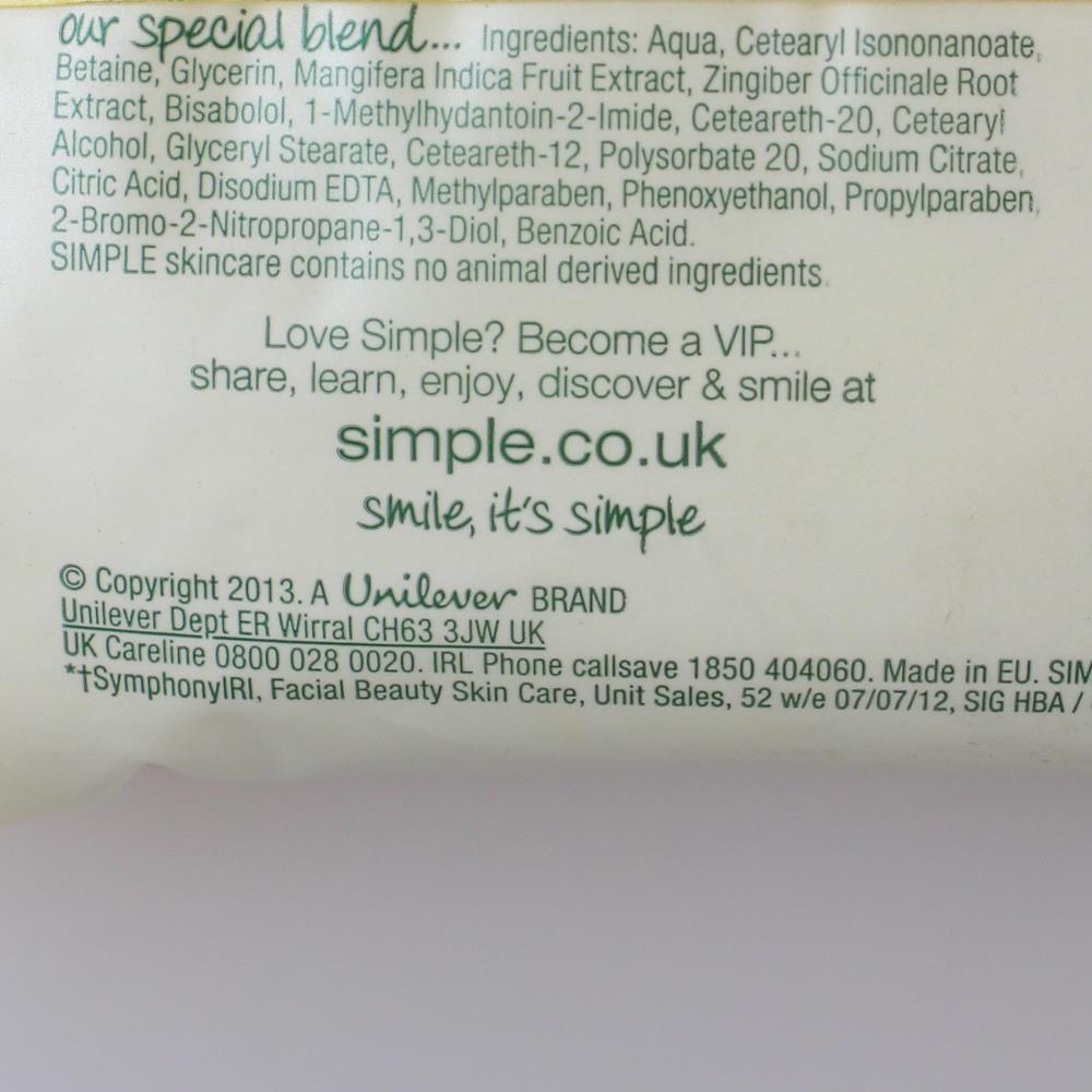 25 Wipes  SENSITIVE SKIN EXPERTS BRIGHTENING WIPES - 1 Pack