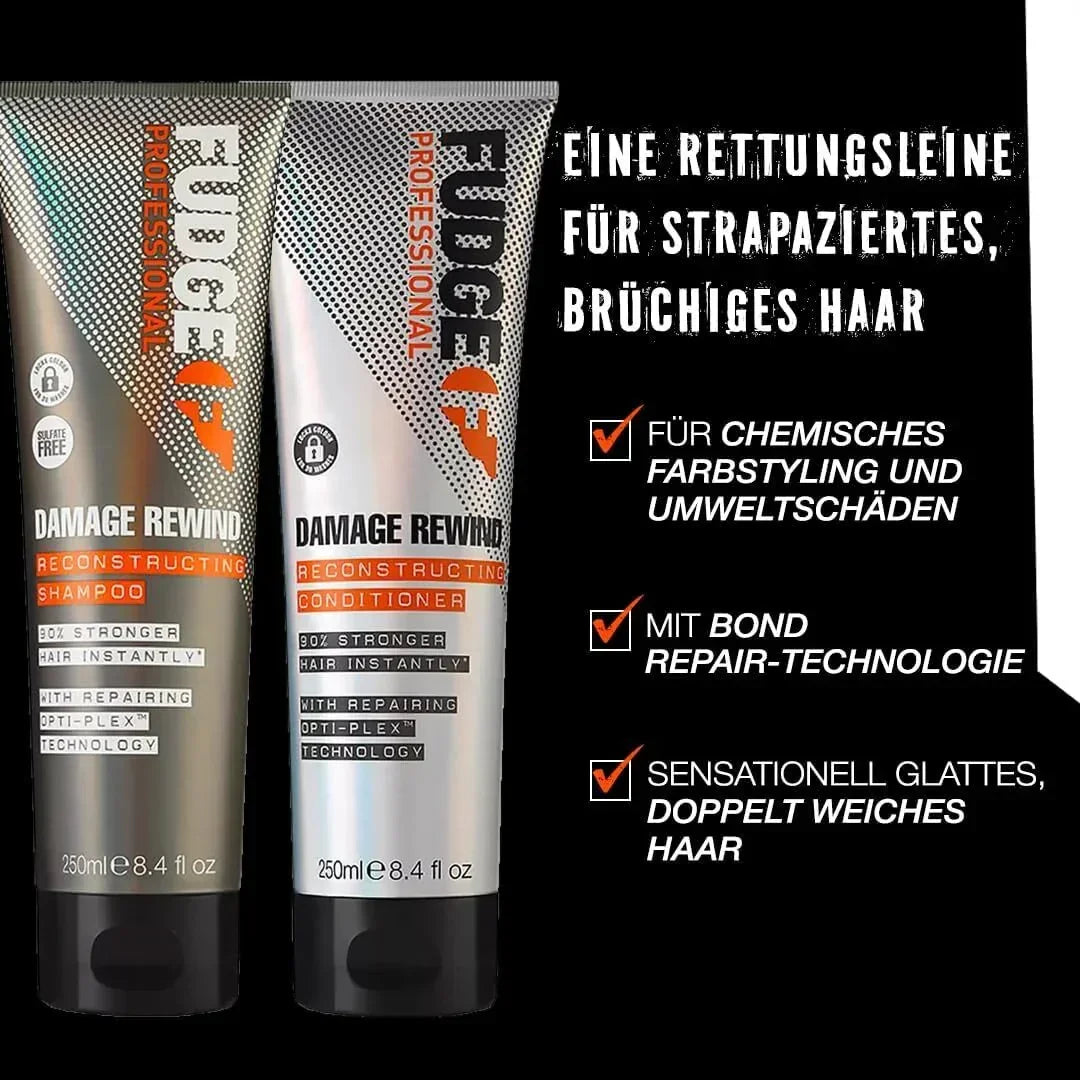 Professional Damage Rewind, Hair Repairing Shampoo, 90 Percent Stronger hair instantly 250 ml