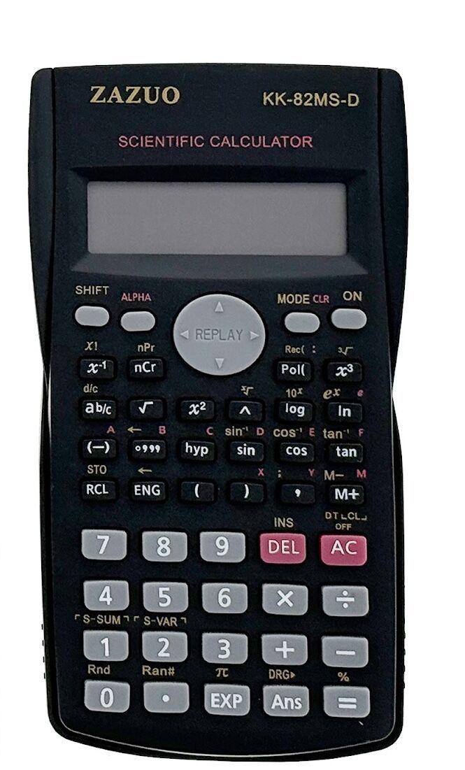 Scientific Calculator Student Office Maths Mathematics School (AAA Battery Powered)